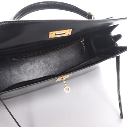 Hermes Box Kelly Sellier 32 Black 7 of 31