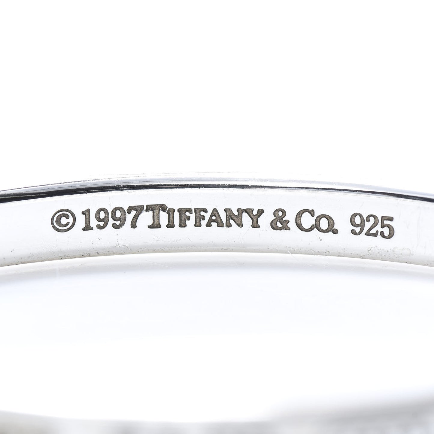 Sterling Silver Narrow 1837 Bangle Bracelet