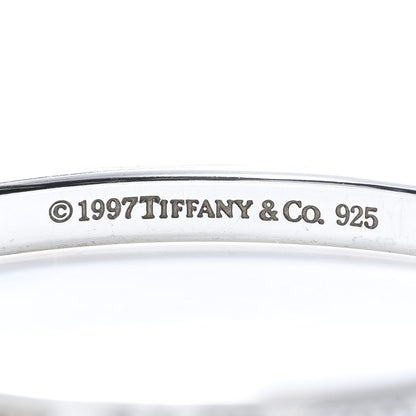 Tiffany Sterling Silver Narrow 1837 Bangle Bracelet 4 of 6