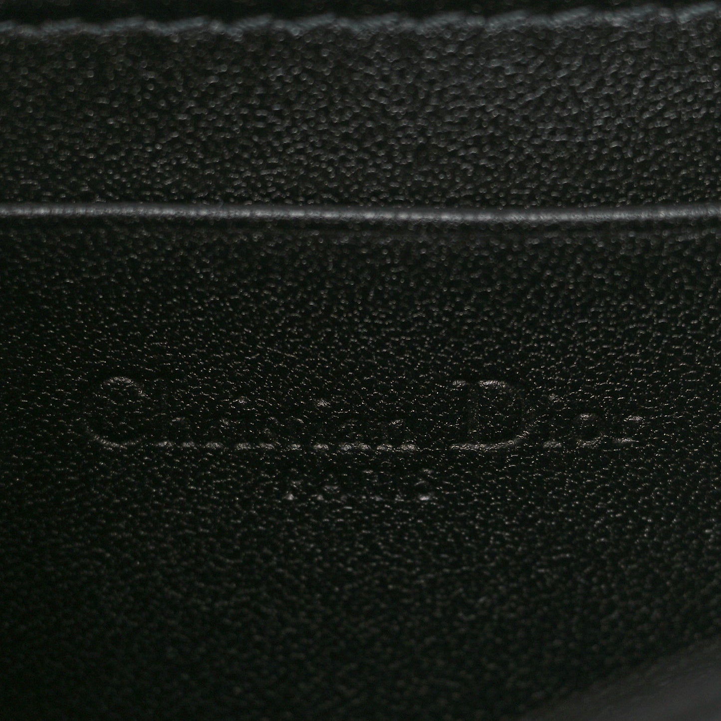 Lambskin Cannage Mini Waist Pouch on Chain Black