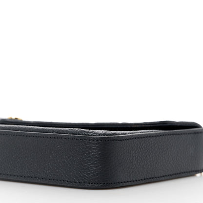 Louis Vuitton Empreinte Pochette Felicie Chain Wallet Black 14 of 14