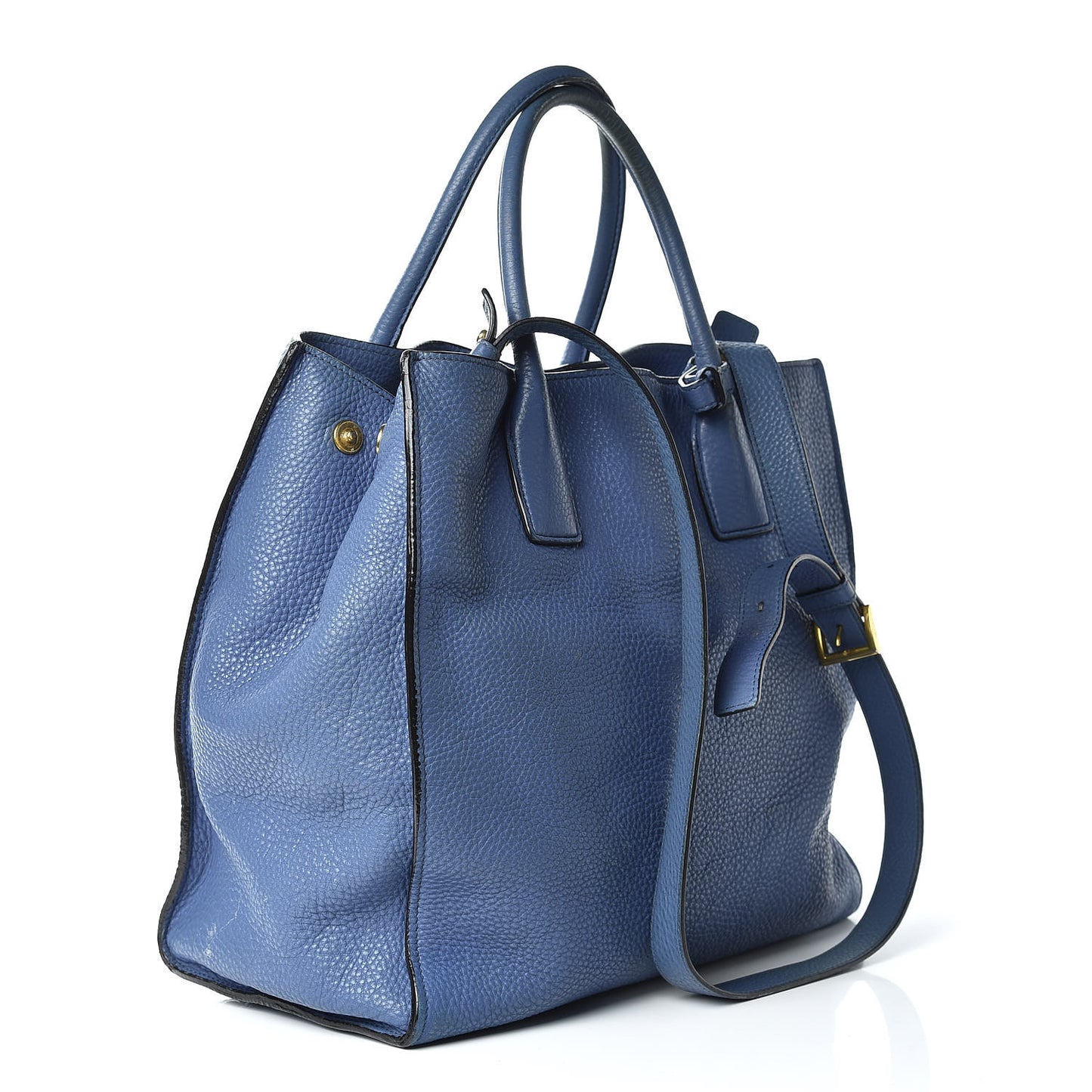 Vitello Daino Tote Cobalto