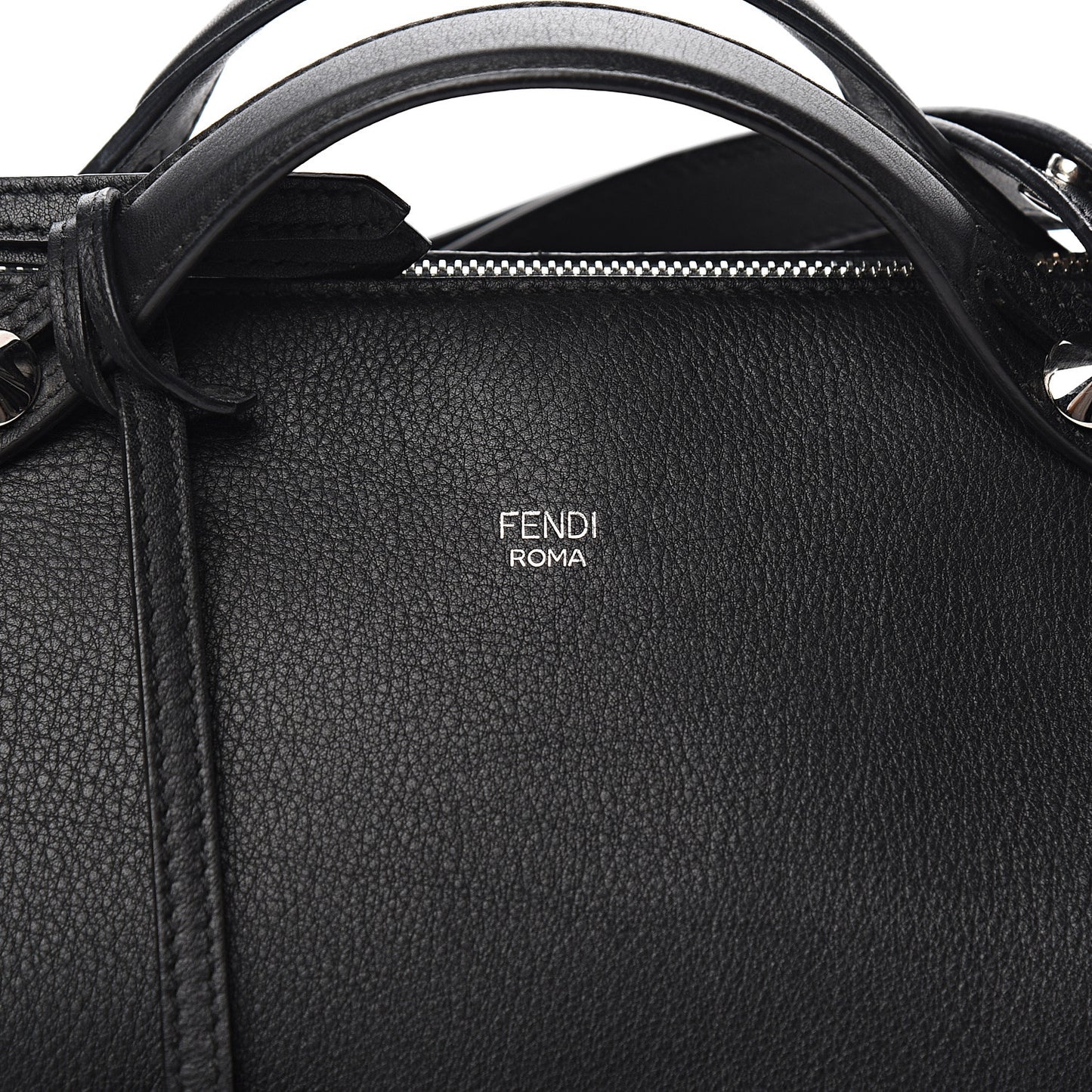 Vitello Dolce Marmol Large By The Way Boston Bag Black