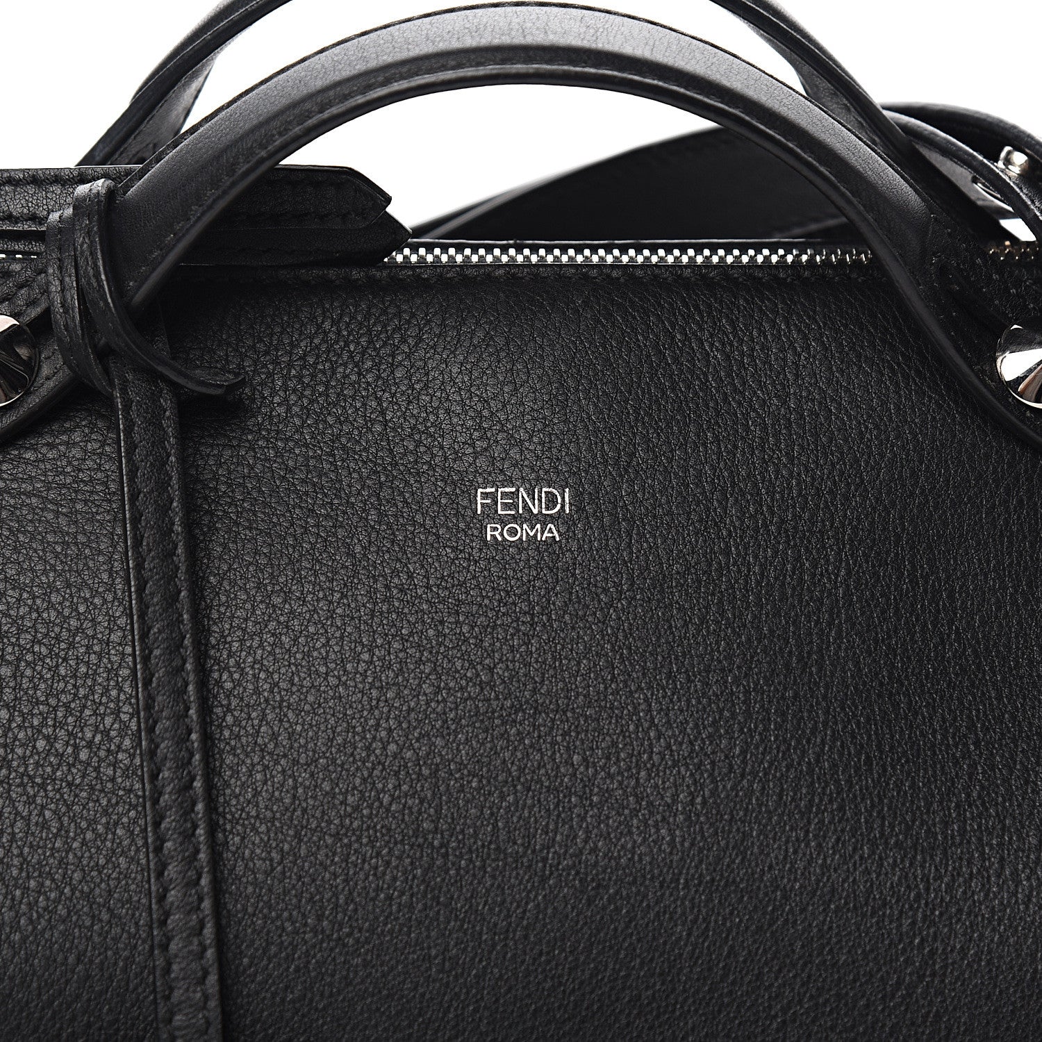 Fendi Vitello Dolce Marmol Large By The Way Boston Bag Black 14 of 14