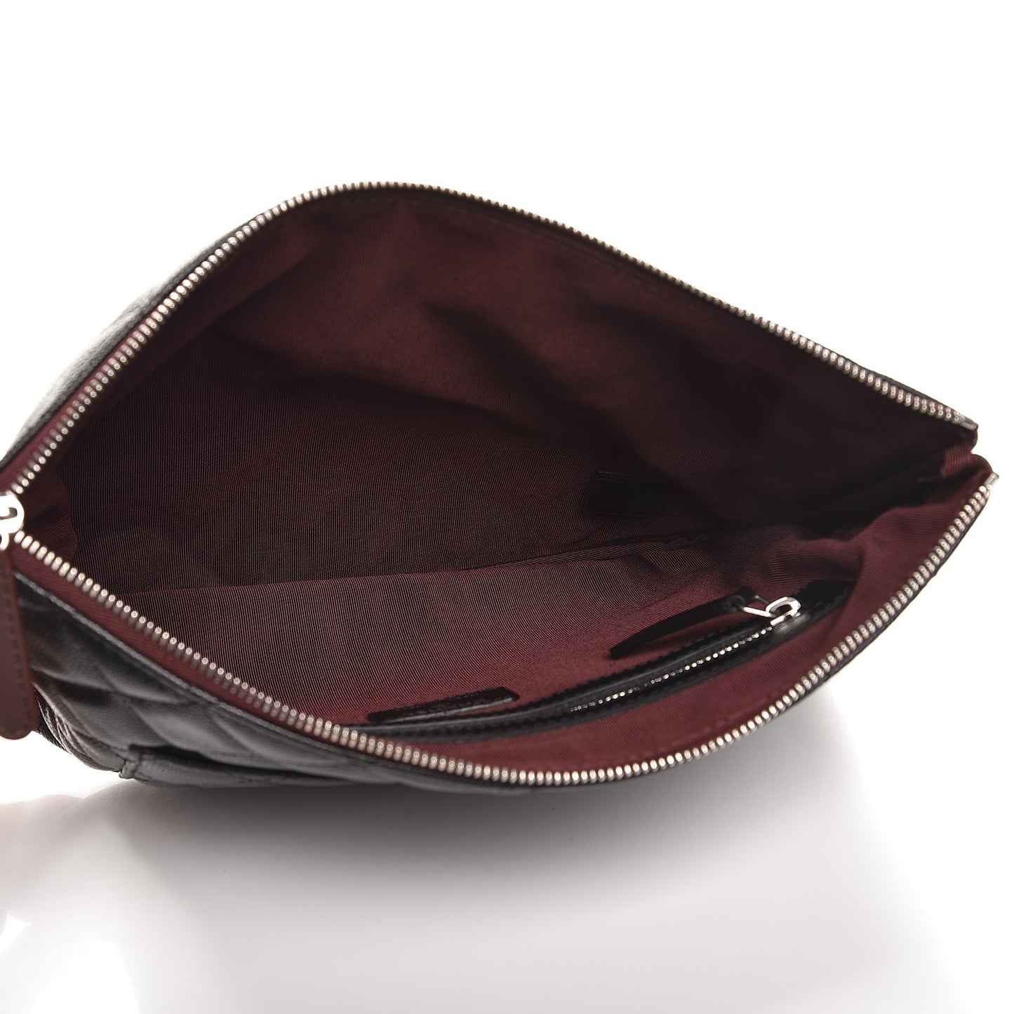 Caviar Quilted Medium Cosmetic Case Black