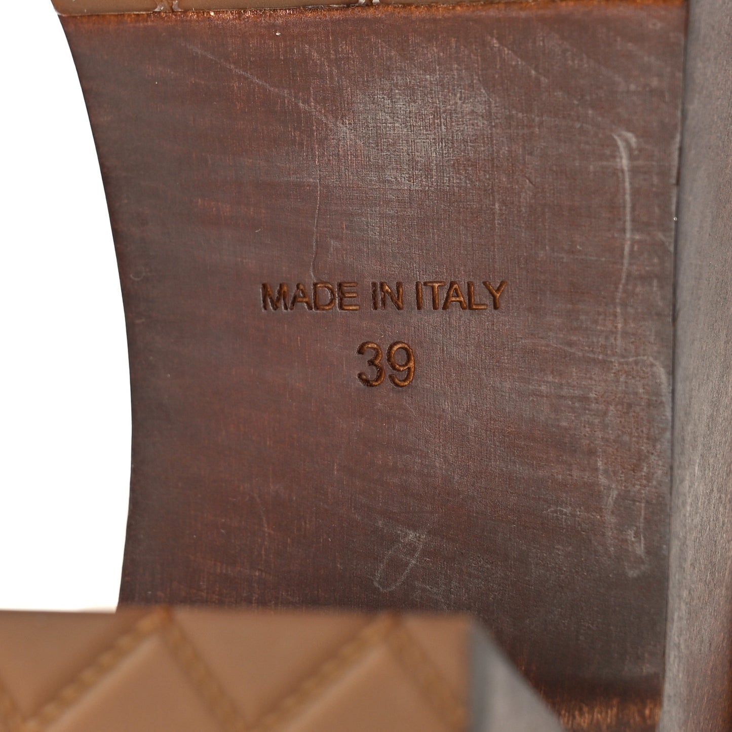 Crackled Sheepskin CC Mules 39 Black