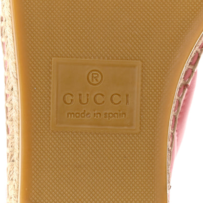 Gucci Nappa Matelasse GG Marmont Espadrilles Wild Rose 9 of 10