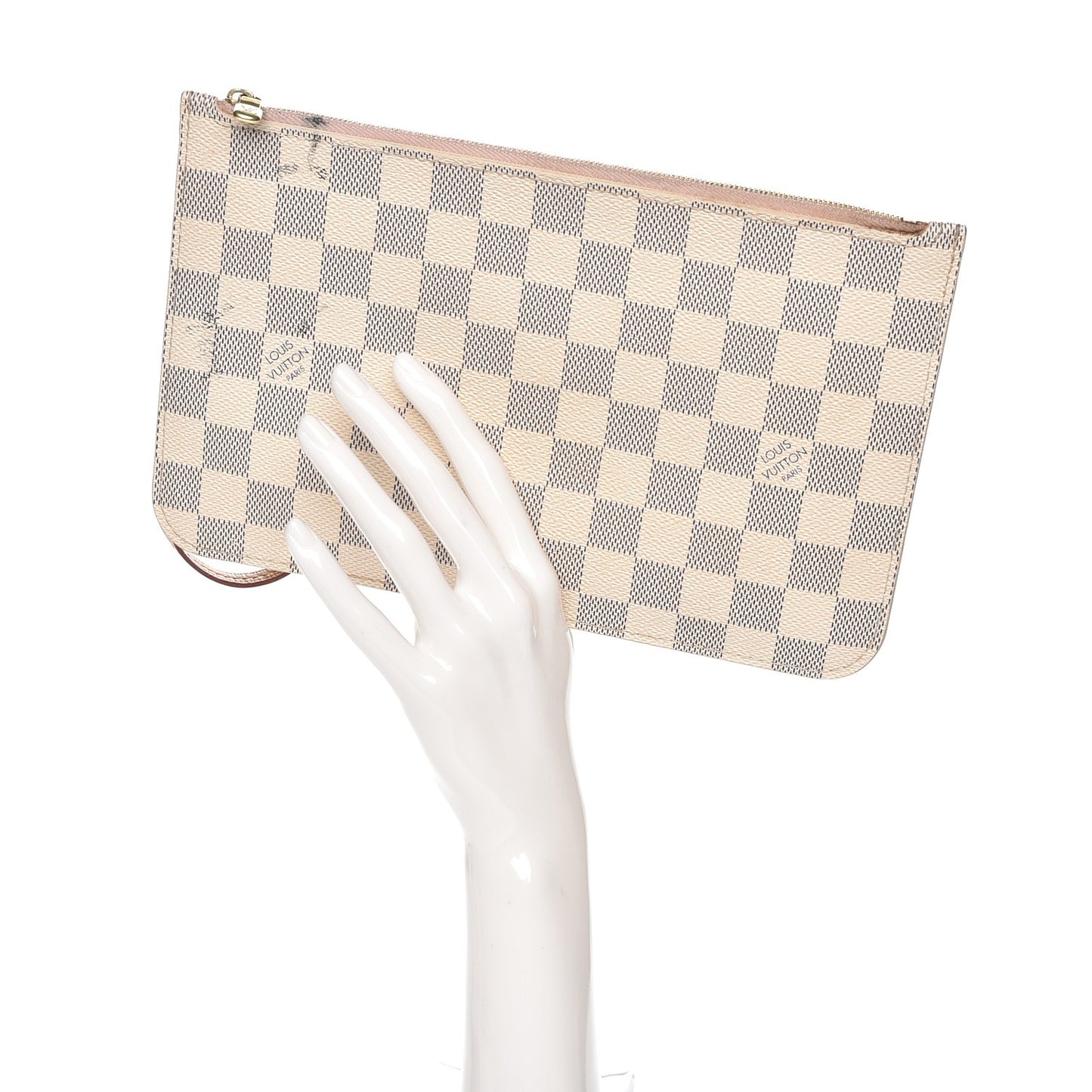 Damier Azur Neverfull MM GM Pochette Rose Ballerine