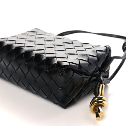 Bottega Veneta Nappa Intrecciato Metallic Knot Mini Loop Camera Bag Black 8 of 8