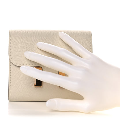 Hermes Epsom Constance Short Wallet Craie 2 of 10