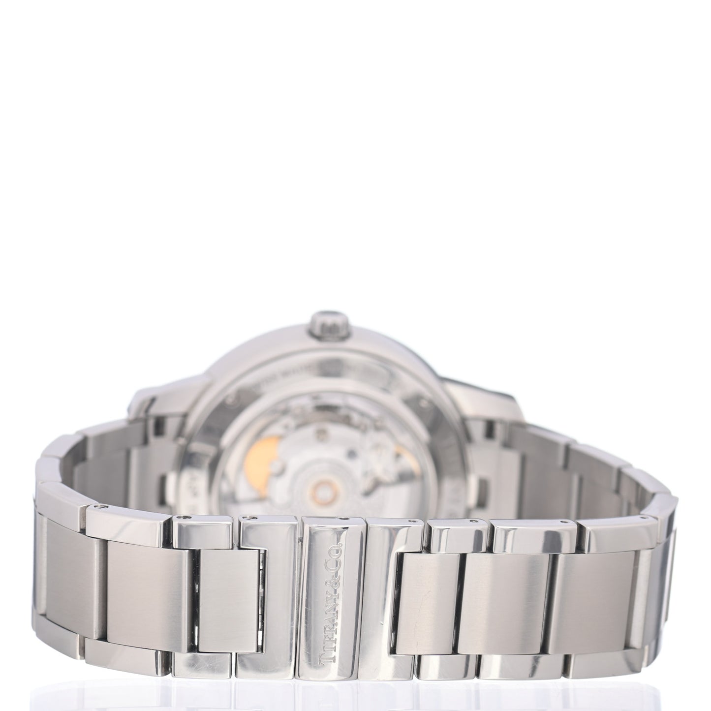 Stainless Steel Diamond Bezel 37mm Atlas 3-Hand Automatic Watch