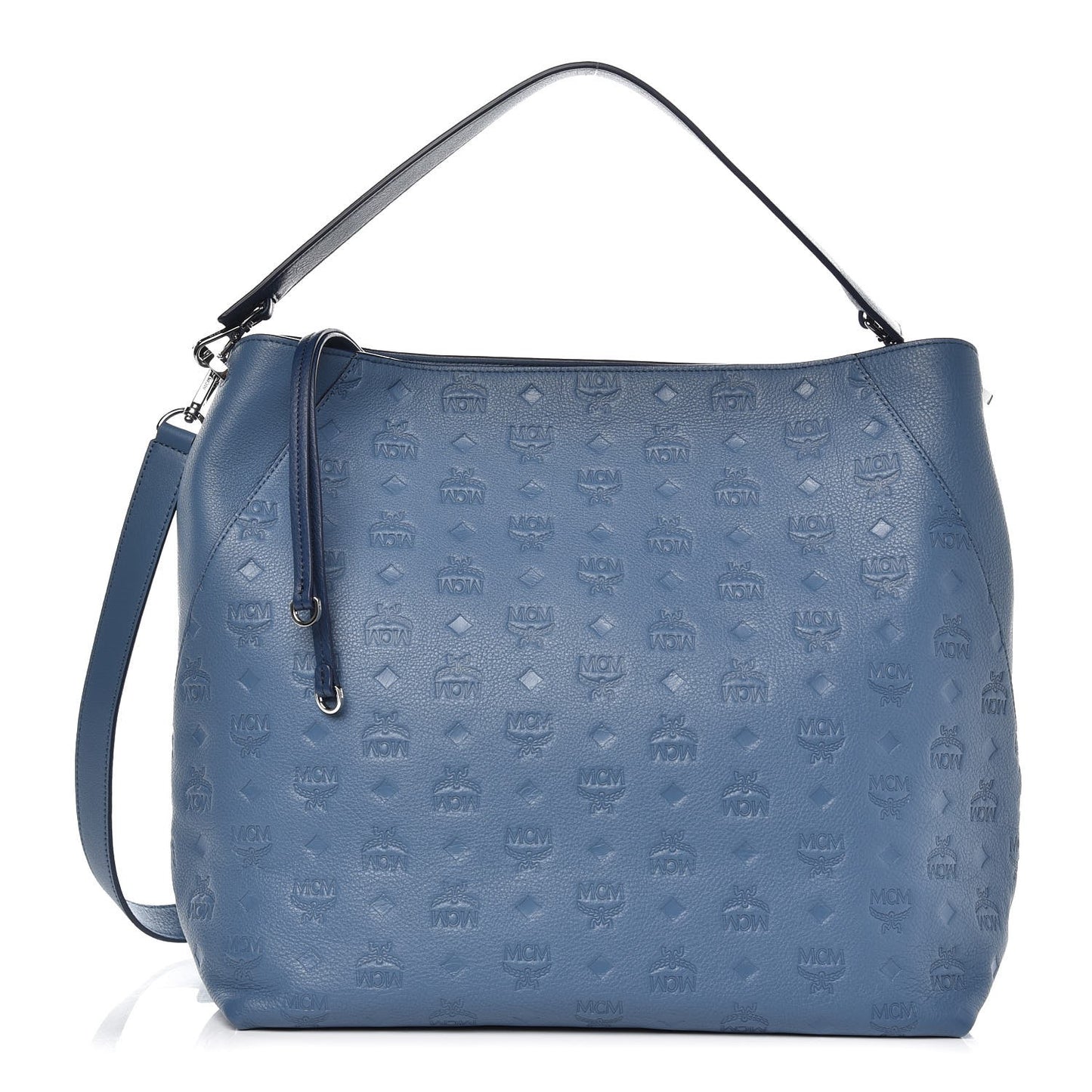 Calfskin Ottomar Monogram Large Klara Hobo Luft Blue