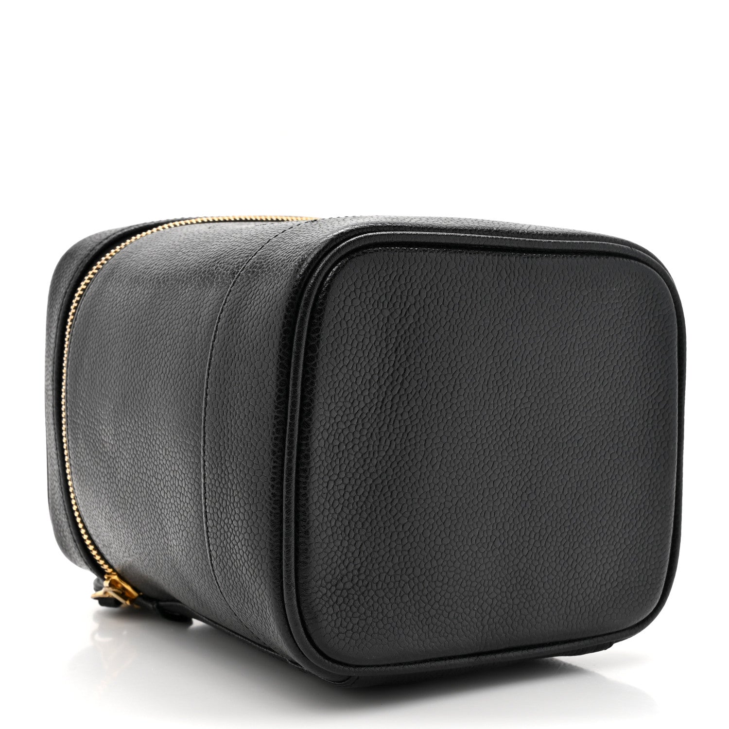 Chanel Caviar Cosmetic Vanity Bag Black 4 of 9