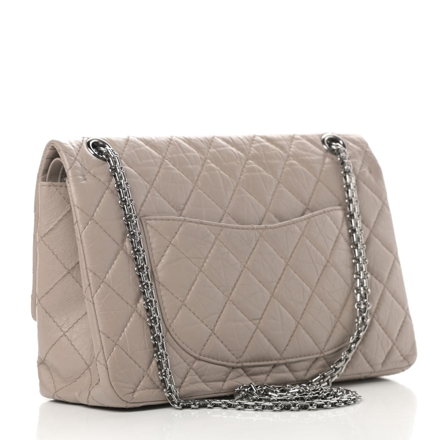 Aged Calfskin Quilted 2.55 Reissue 226 Flap Taupe