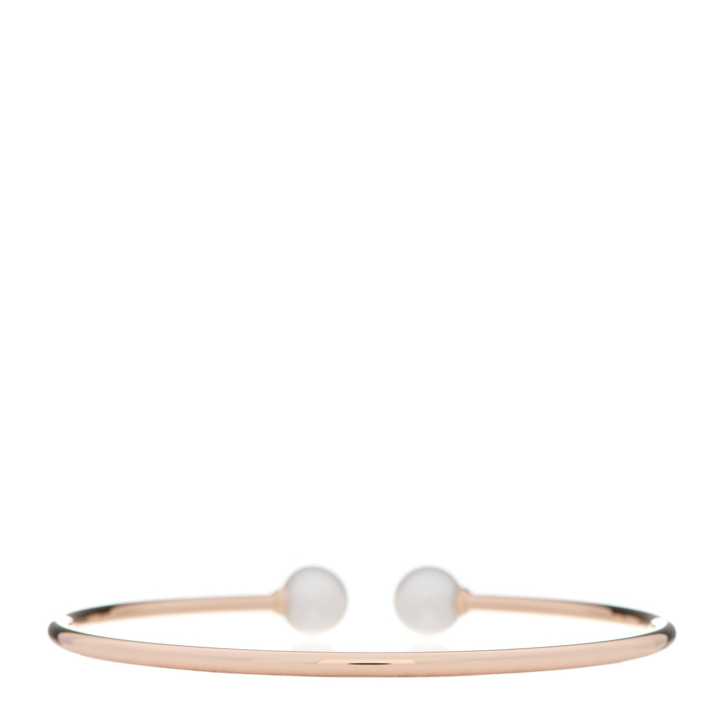 18K Rose Gold Pearl 8mm HardWear Ball Wire Bracelet