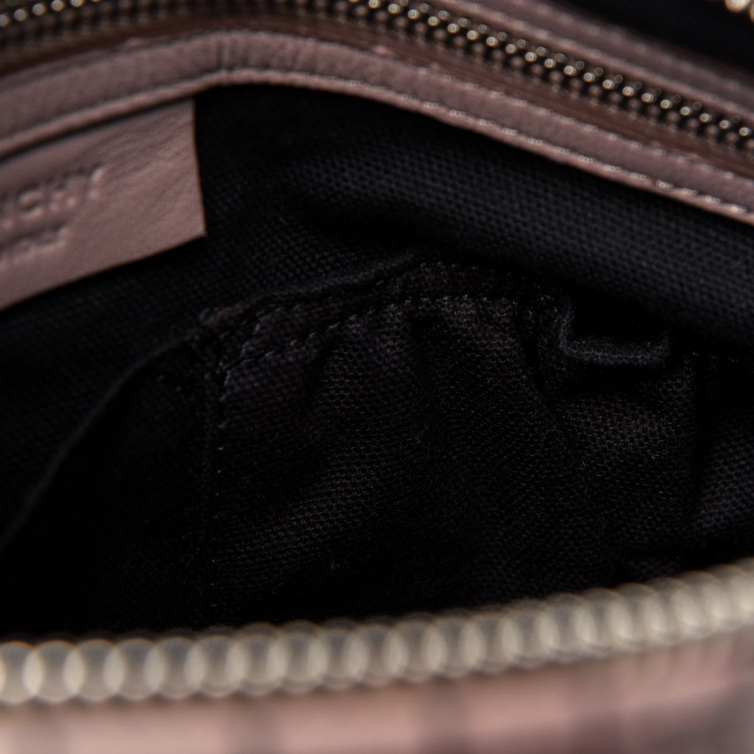 Givenchy Calfskin Crocodile Embossed Medium Pandora Taupe 10 of 20