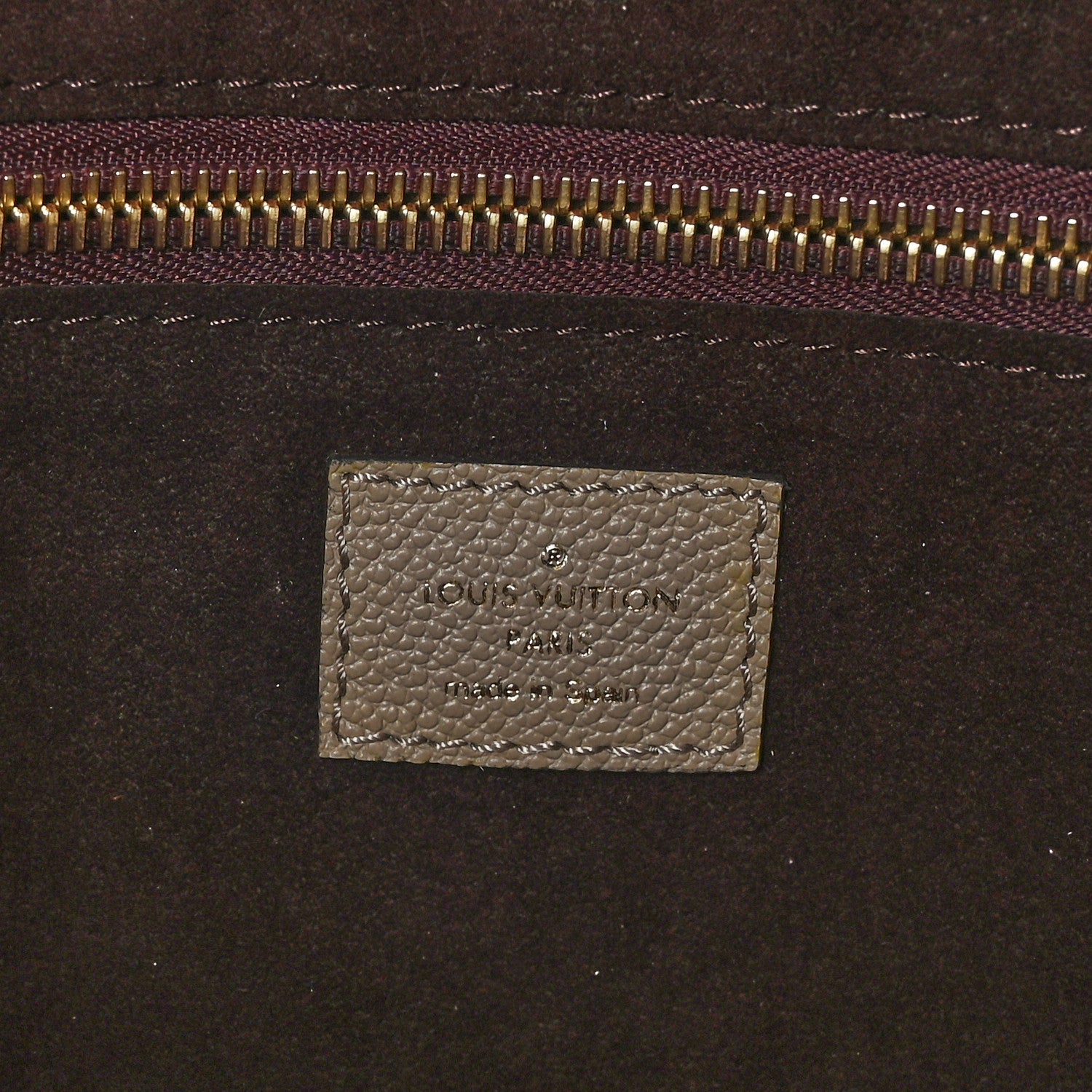 Louis Vuitton Empreinte Monogram Giant Neverfull MM Tourterelle 6 of 10