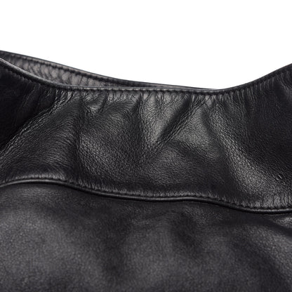 Chanel Calfskin Modern Chain Rhodoid Hobo Black 10 of 13