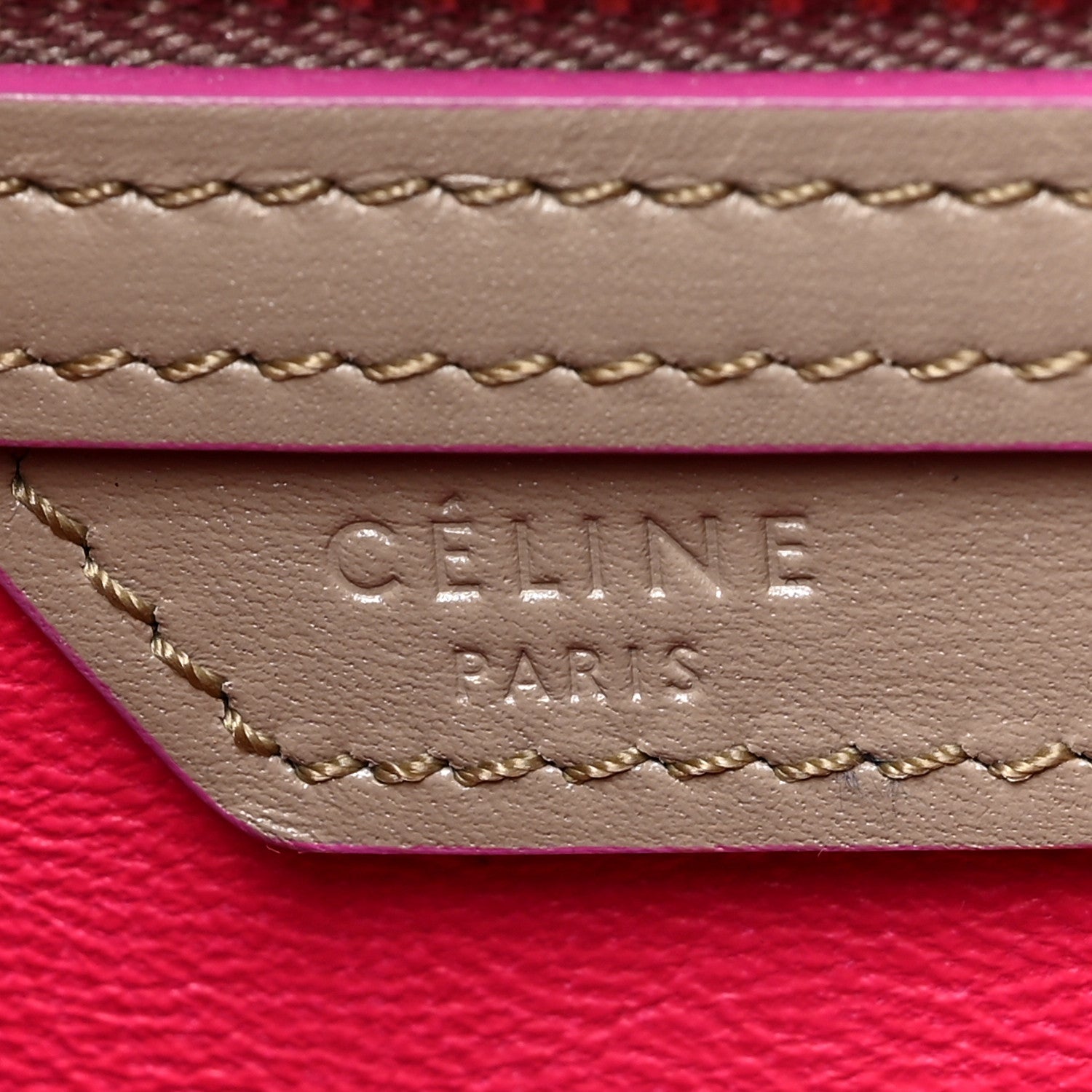 Celine Palmelato Calfskin Micro Luggage Beige 6 of 12