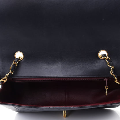Chanel Lambskin Quilted Medium Single Flap Black 4 of 4