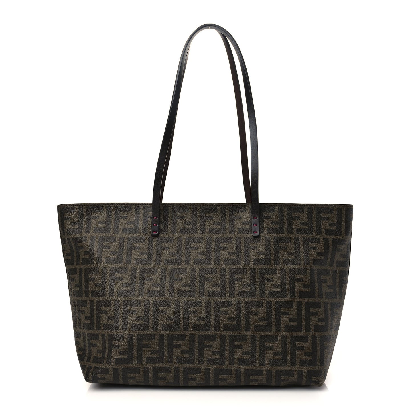 Zucca Spalmati Small Roll Tote Tobacco Fuxia