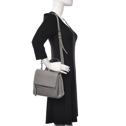 Givenchy Calfskin Mini Pandora Pure Flap Bag Pearl Grey 2 of 10