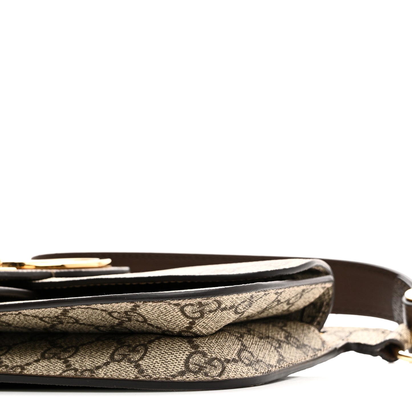 GG Supreme Monogram Textured Dollar Calfskin Blondie Belt Bag Beige Ebony New Acero