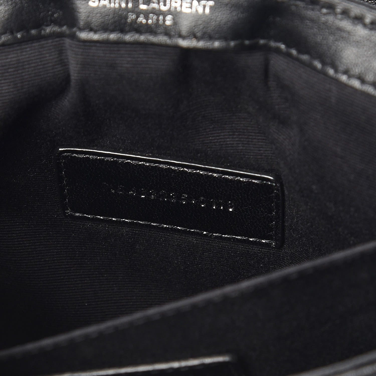 Saint Laurent Calfskin Y Quilted Monogram Loulou Flap Bag Black 10 of 10