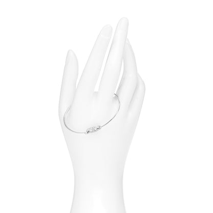 Hermes 18K White Gold Diamond PM Ronde Chaine d'Ancre Bracelet SH 2 of 5