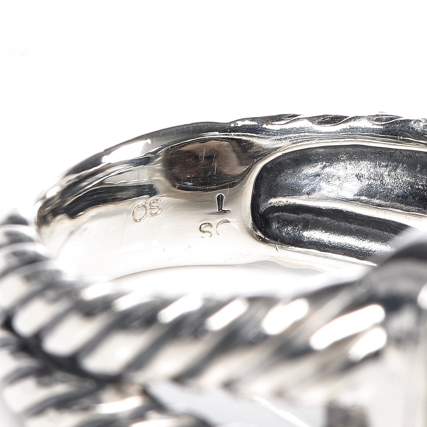 Sterling Silver Smoky Quartz Diamond 11mm Moonlight Ice Albion Ring 52/6