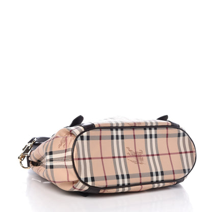 Burberry Haymarket Check Small Northfield Tote Chocolate 5 of 10
