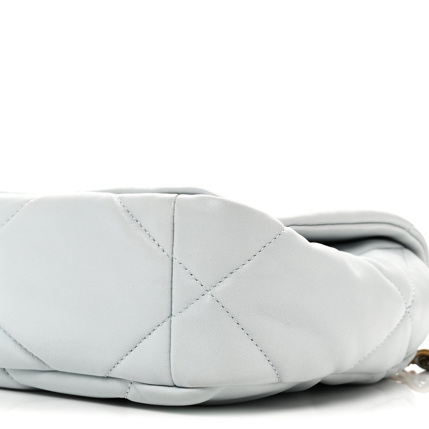 Chanel Lambskin Quilted Medium Chanel 19 Flap Light Blue 1878938