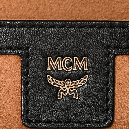 MCM Calfskin Studded Small Stark Backpack Black 6 of 9