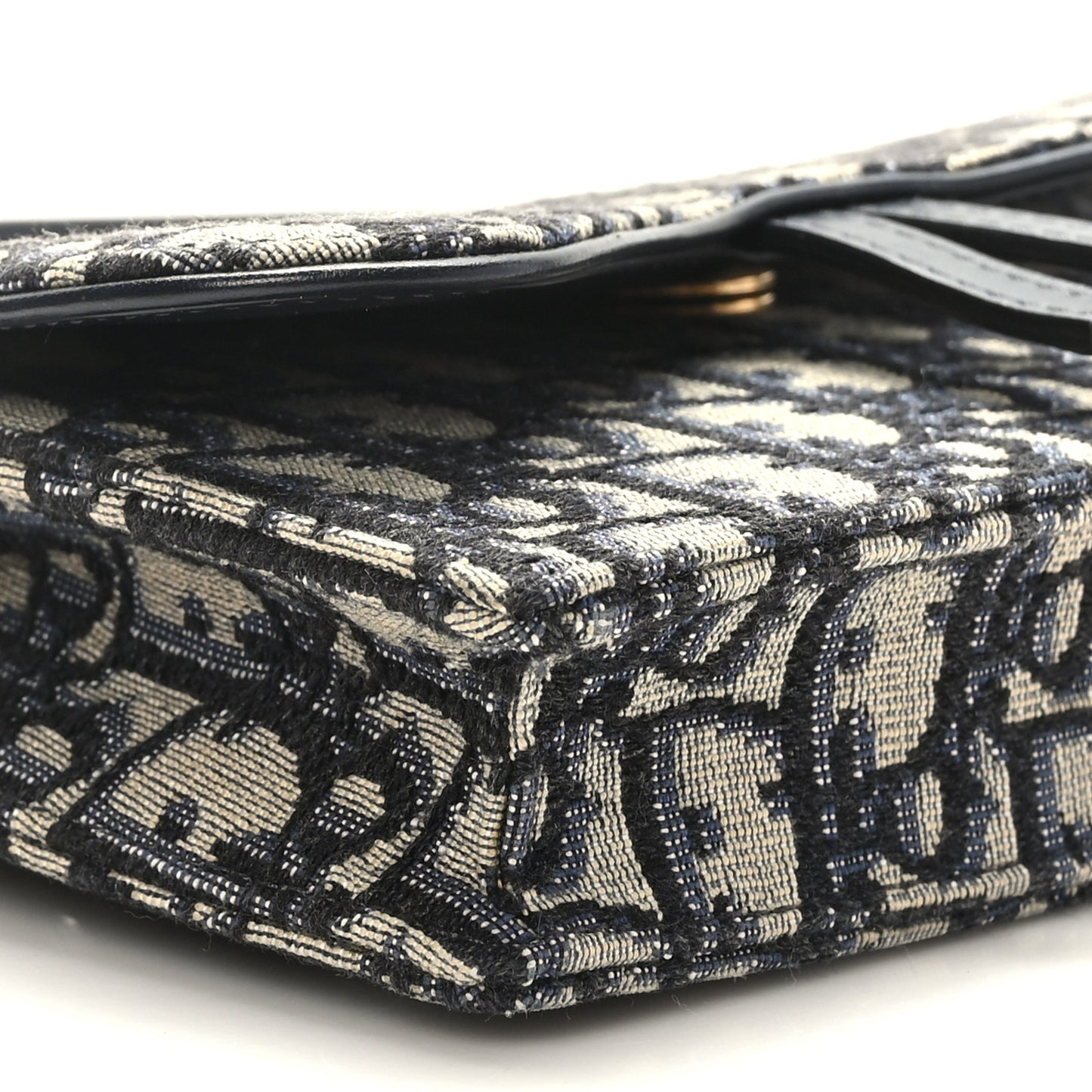 Oblique Saddle Belt Bag Blue