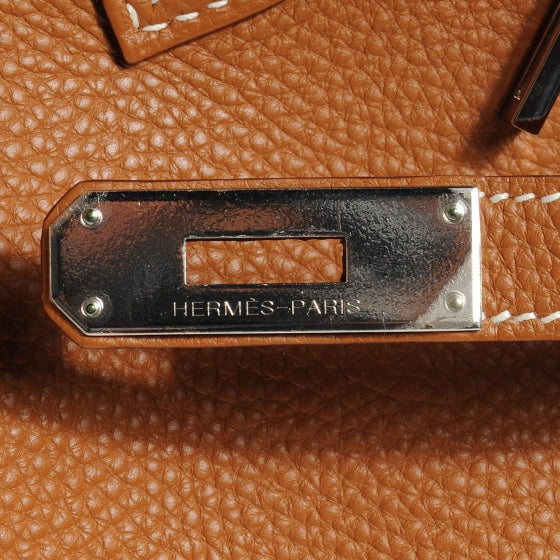 Hermes Togo Birkin 35 Gold 8 of 10