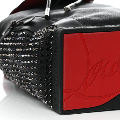 Christian Louboutin Calfskin Spiked Explorafunk Backpack Black 8 of 10