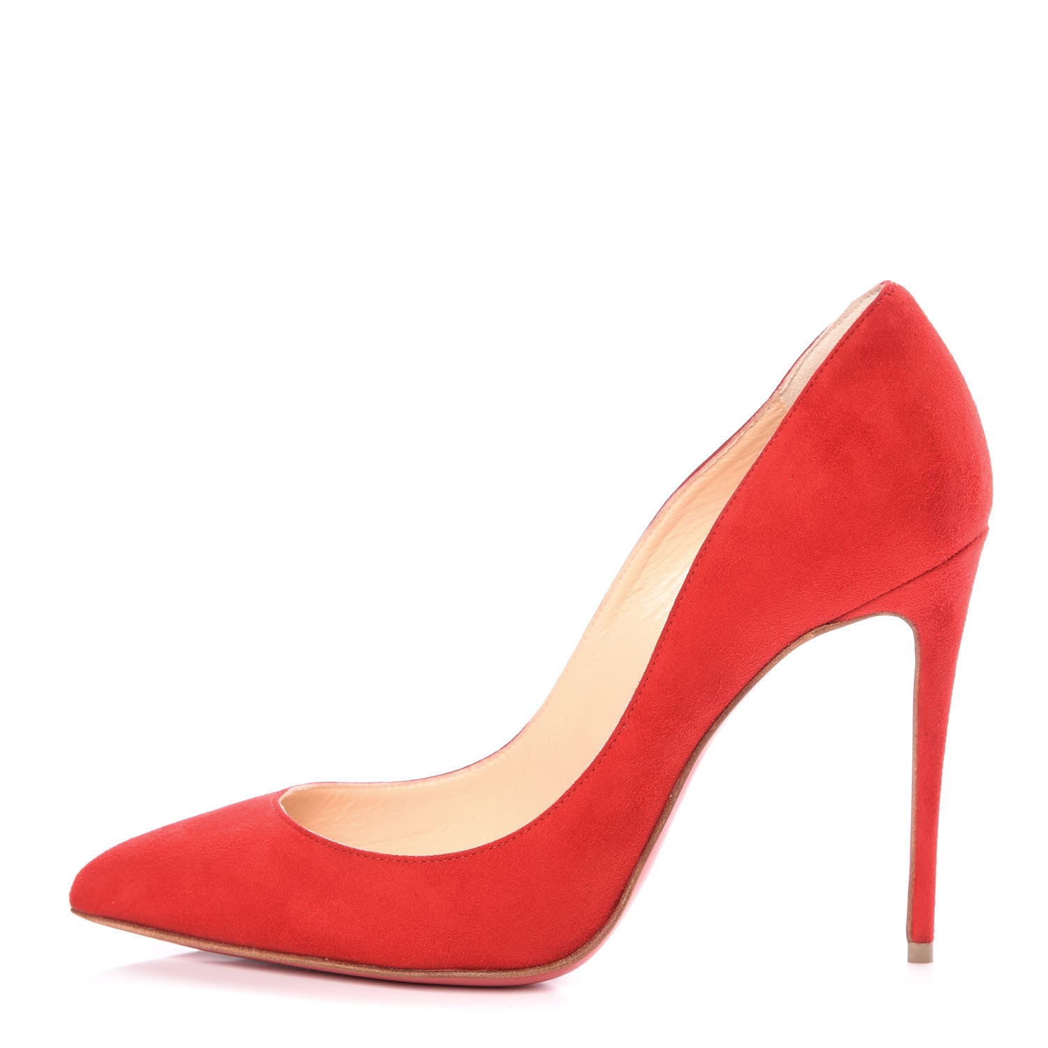 Christian Louboutin Veau Velours Pigalle Follies 100 Pumps 36.5 Oeillet 1 of 9