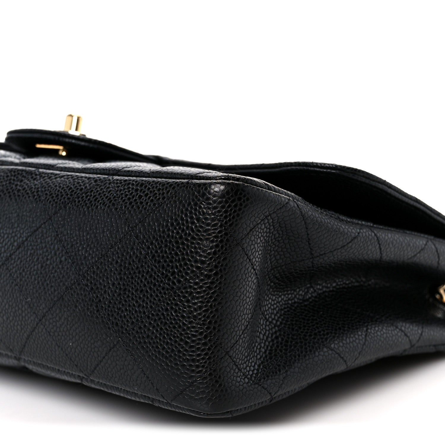 Chanel Caviar Quilted Jumbo Single Flap Black 11 of 11