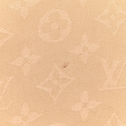 Louis Vuitton Silk Wool Monogram Shine Shawl Gold 5 of 5