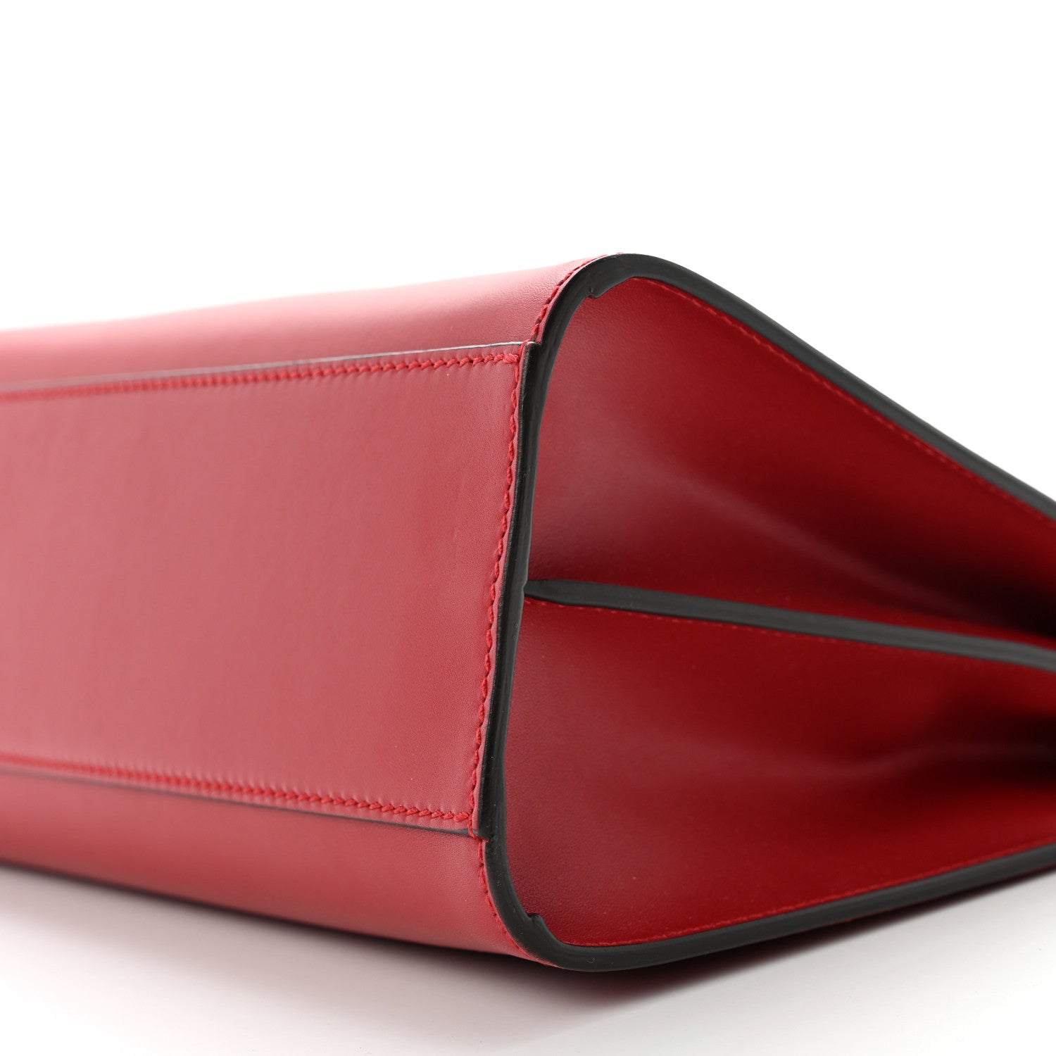 Gucci Nappa Bamboo Web Small Nymphaea Top Handle Bag Hibiscus Red 10 of 12