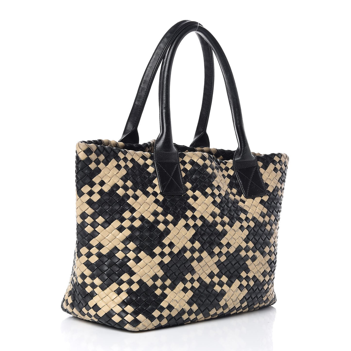 Nappa Intrecciato Mini Cabat Tote Multicolor