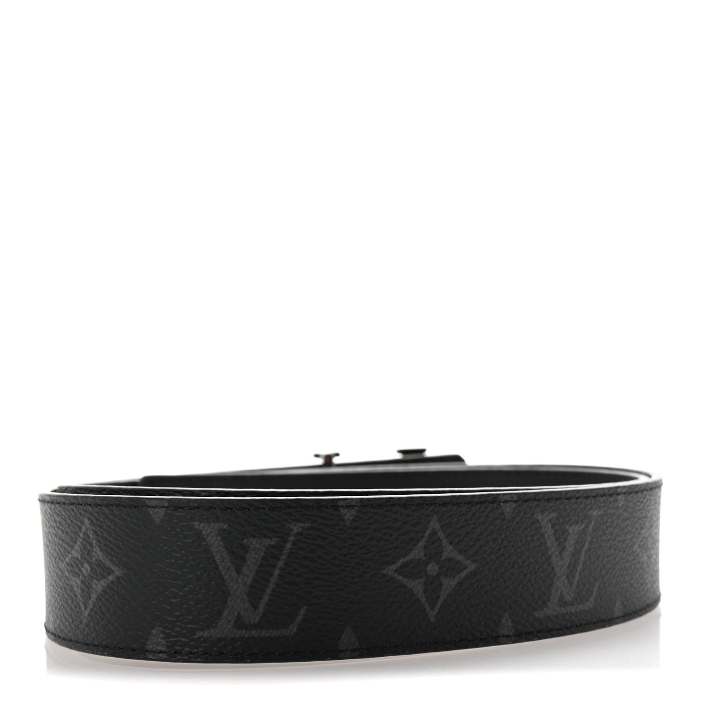 Calfskin Monogram Eclipse 35mm LV Initiales Reversible Belt 90 36
