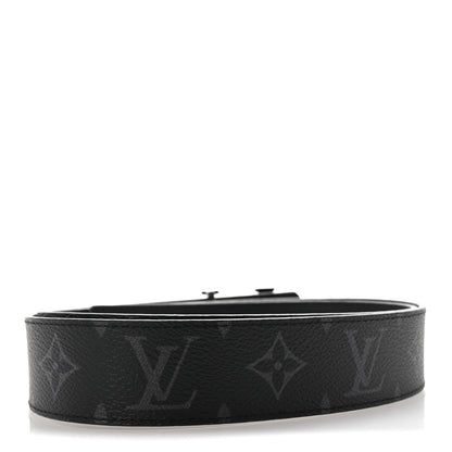 Louis Vuitton Calfskin Monogram Eclipse 35mm LV Initiales Reversible Belt 90 36 2 of 5
