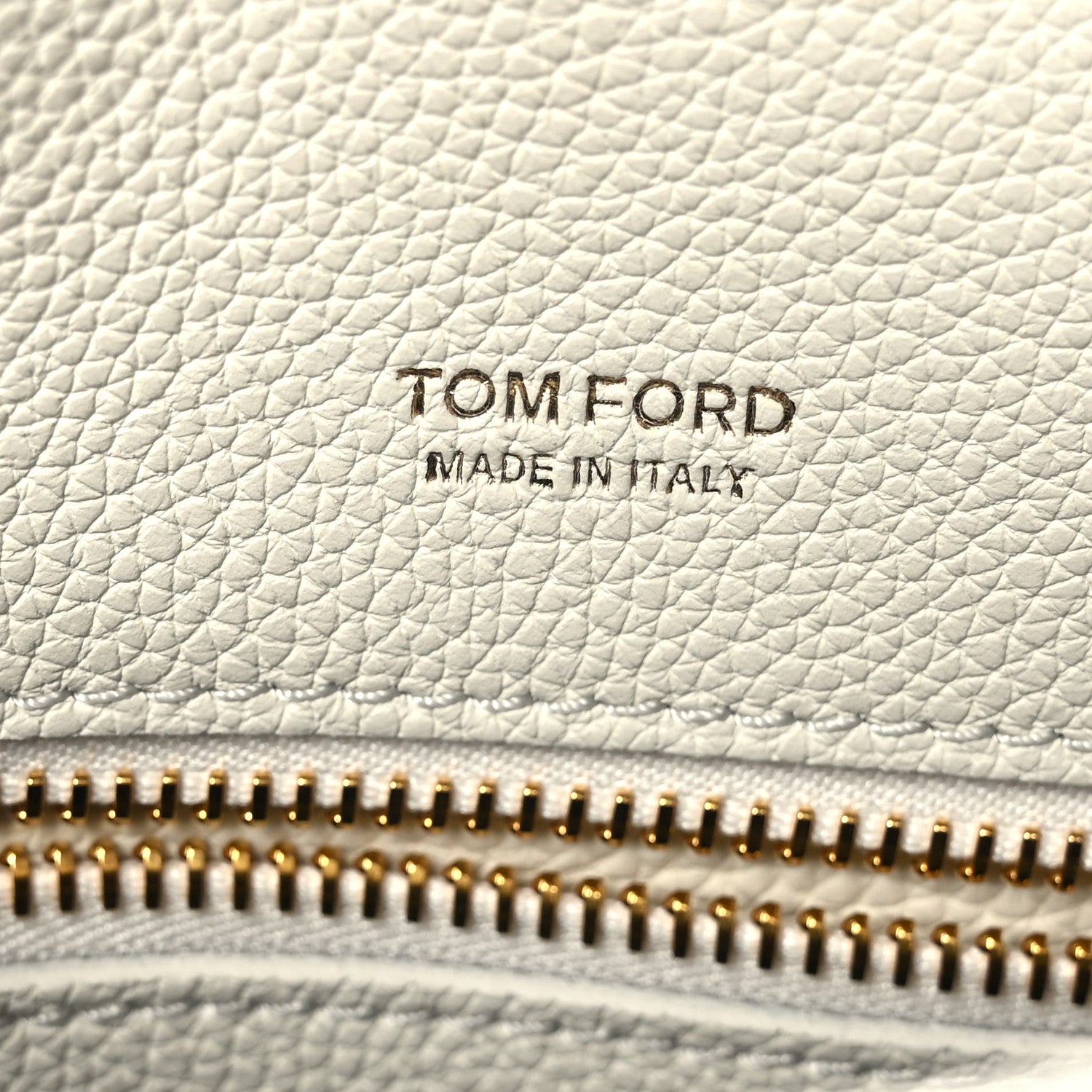 Tom Ford Calfskin Mini T Clasp Tara Crossbody Bag White 5 of 8