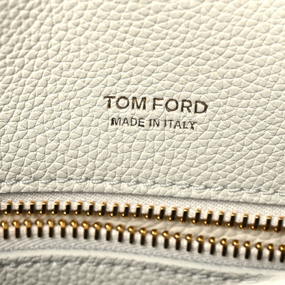 Tom Ford Calfskin Mini T Clasp Tara Crossbody Bag White 5 of 8