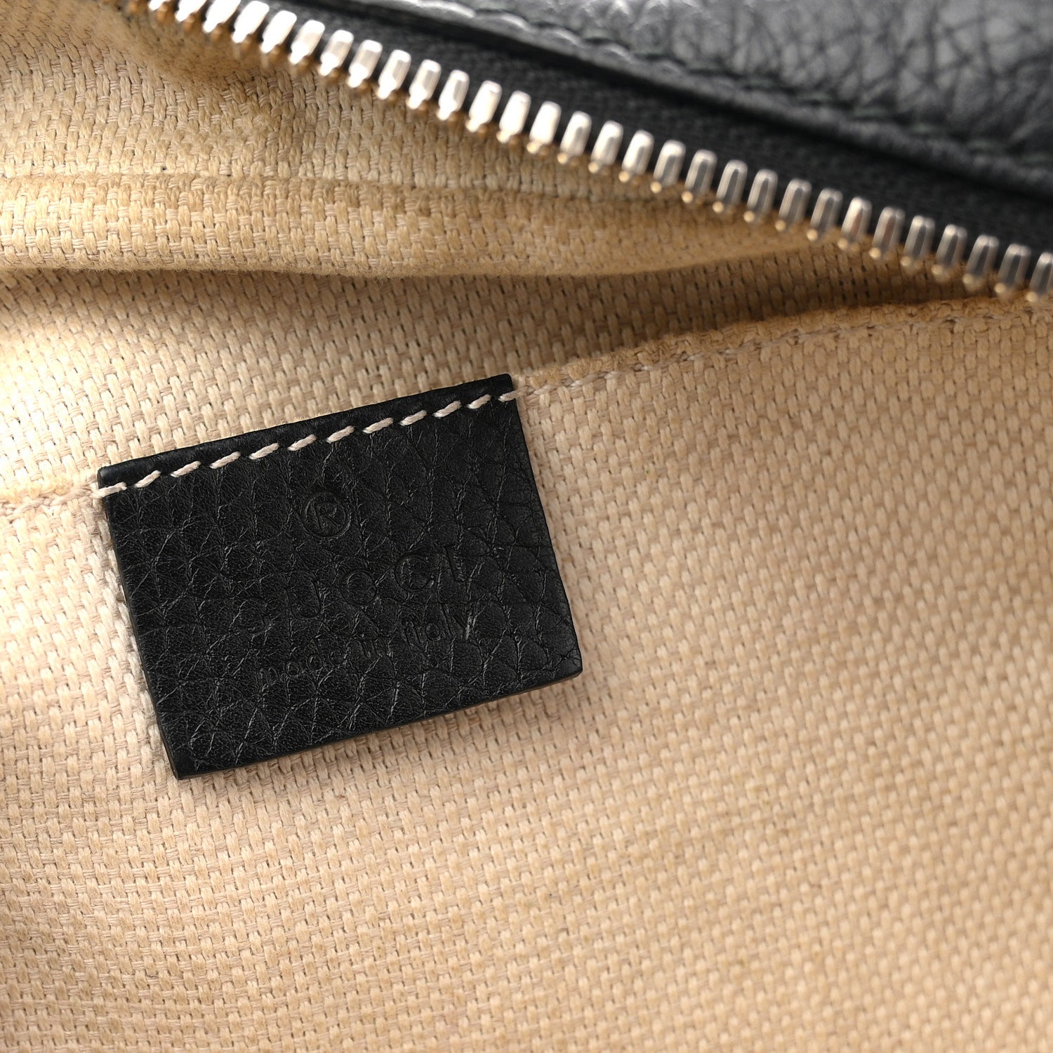 Gucci Pebbled Calfskin Small Soho Disco Bag Black 6 of 13