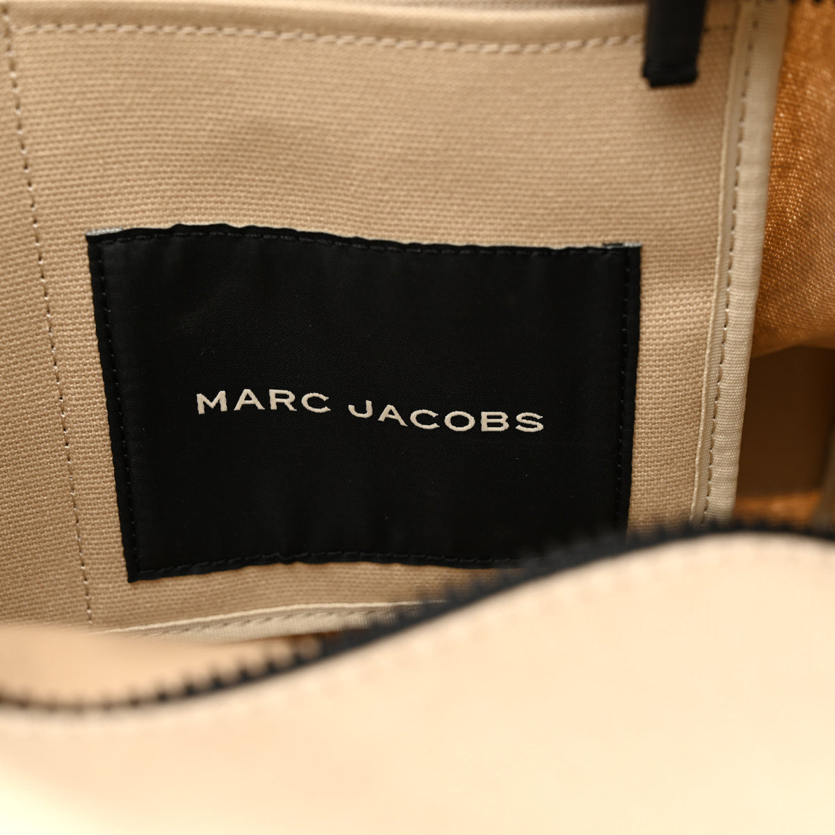 Marc Jacobs Cotton Canvas Large The Tote Bag Beige 7 of 12