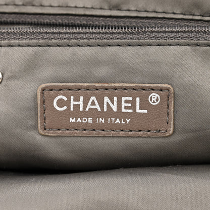 Chanel Distressed Lambskin Lady Braid Large Satchel Dark Blue 6 of 10