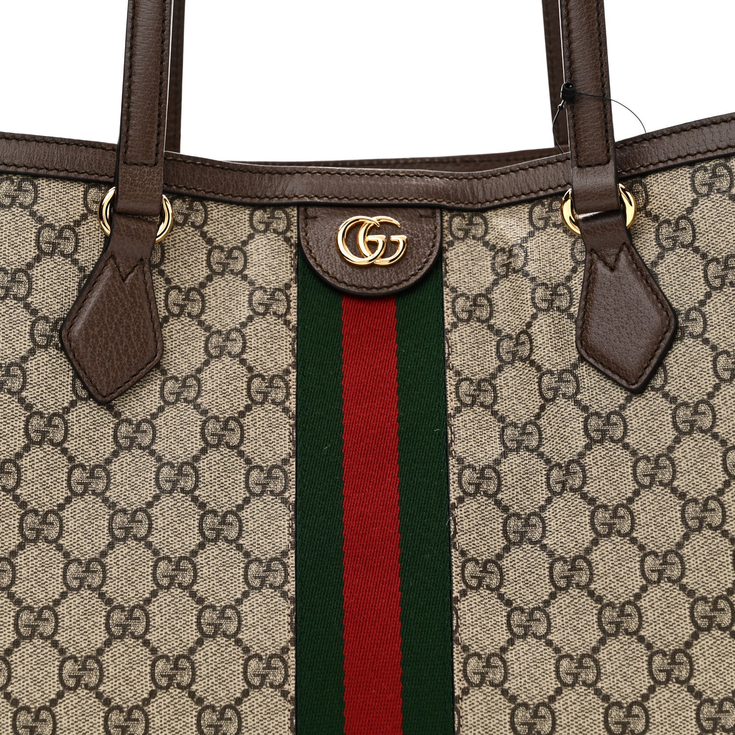 Gucci GG Supreme Monogram Medium Ophidia Shopping Tote Brown 8 of 10