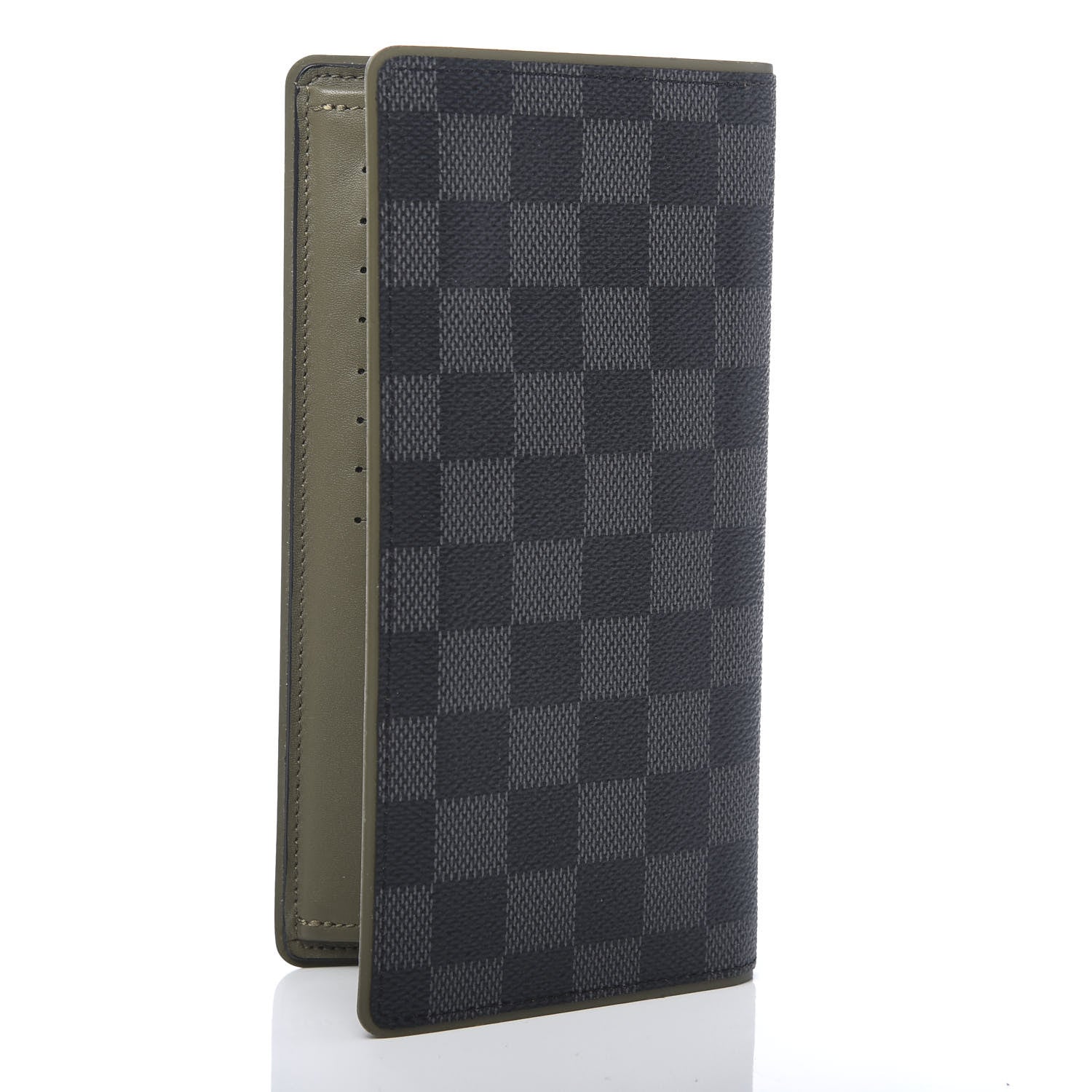 Louis Vuitton Damier Graphite Brazza Wallet Kaki 3 of 6